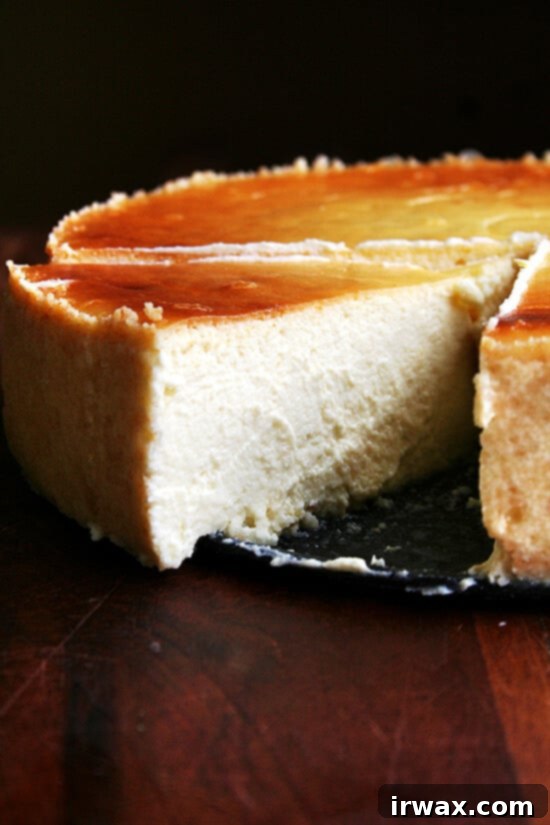 Τσιζκέικ με Λεμόνι και Ρικότα 2 Μια φέτα cheesecake λεμόνι- ρικότα.