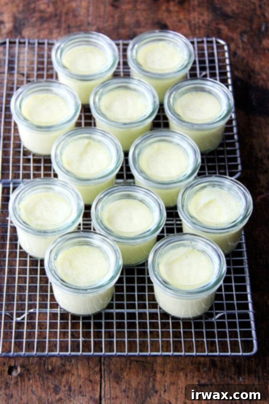Βελούδινη Κρέμα Βανίλιας 10 Κρυώνει το Pots de Crème