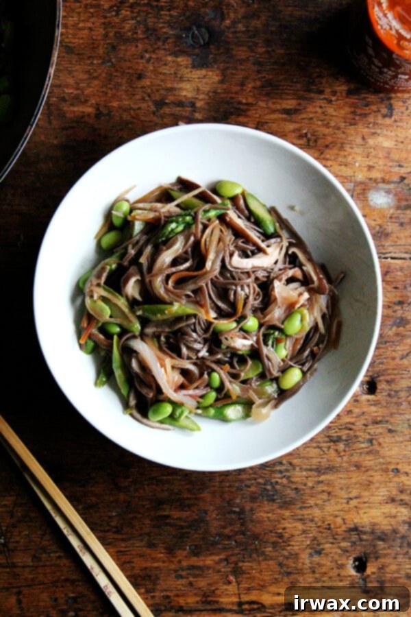 Εύκολο Vegetable Chow Mein για Καθημερινό Γεύμα με Σπαράγγια και Noodles Αυτό το Vegetable Chow Mein είναι κάτι πολύ περισσότερο από ένα απλώς νόστιμο καθημερινό γεύμα – είναι ένα κουβάρι από ζουμερά noodles και λαχανικά, και γρήγορα γίνεται αγαπημένο της οικογένειας. Λειτουργεί εξίσου καλά με σπαγγέτι ή soba noodles, με σπαράγγια ή μπρόκολο, με ή χωρίς πρωτεΐνη. Επιπλέον, οι προσαρμογές είναι ατελείωτες // alexandracooks.com