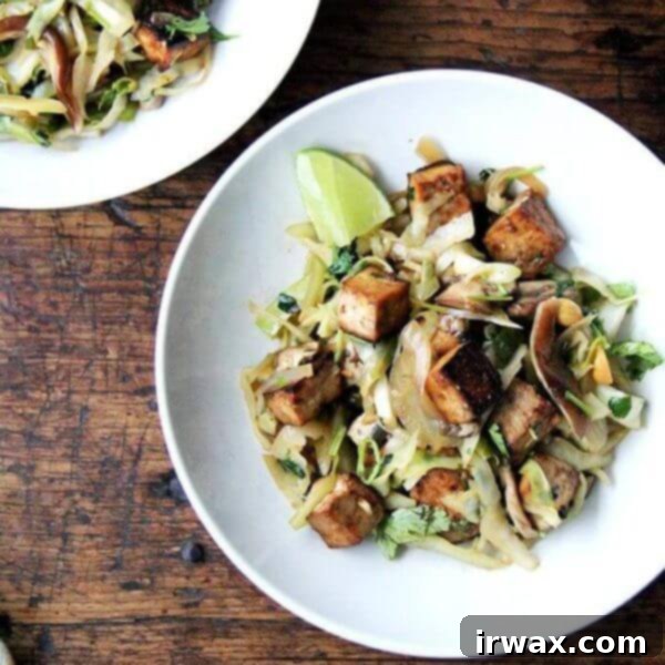 Pad Thai λαχάνου 6 cabbage pad thai