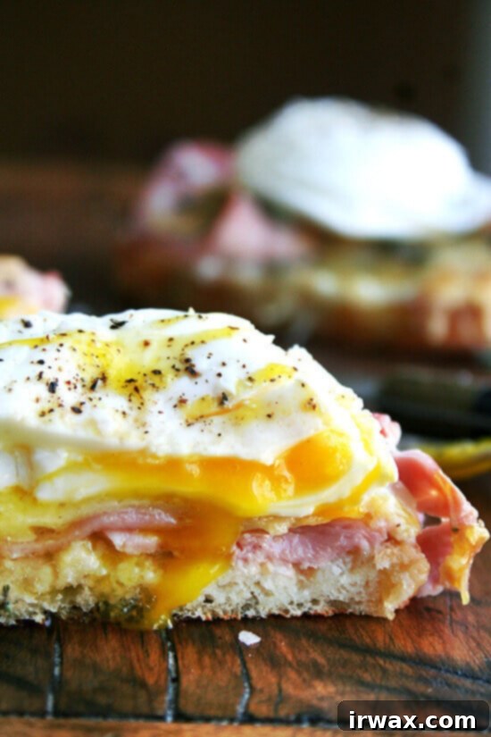 Άψογα Αυγά Ποσέ 9 Croque Monsieur με πασκάλιο αυγό, μια γκουρμέ εκδοχή.