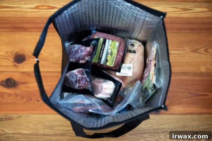 ButcherBox: Κρέας Ευζωίας, Στην Πόρτα Σας 6 Ανοιχτή σακούλα κατάψυξης Butcher Box