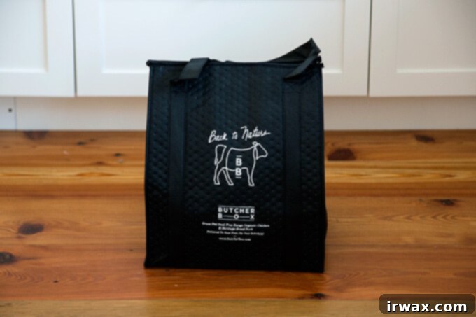 ButcherBox: Κρέας Ευζωίας, Στην Πόρτα Σας 7 Σακούλα κατάψυξης Butcher Box