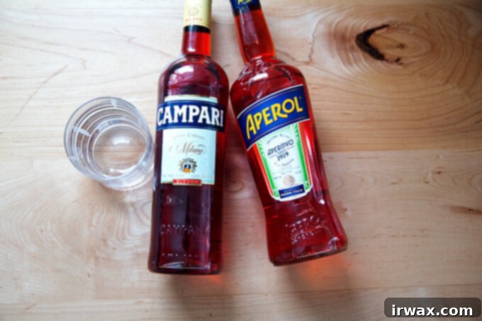 Αφρώδης Μανταρινάδα 5 Campari και Aperol, δύο επιλογές για το σπριτζ.
