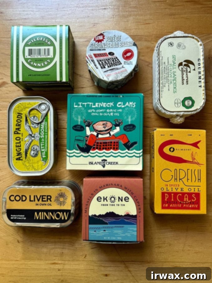 9 Προτάσεις Δώρων για την Ημέρα του Πατέρα 5 An assortment of tinned fish.