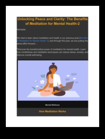 Ξεκλείδωμα της χαράς Πώς ο διαλογισμός μπορεί να βελτιώσει τη συναισθηματική και ψυχική σας υγεία 2 Ξεκλείδωμα χαράς: Τα συναισθηματικά και νοητικά οφέλη του διαλογισμού