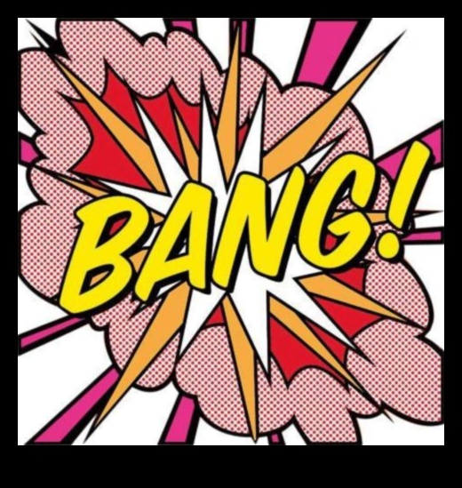 Whiz Bang Boom: Explosive Energy in Pop Art σύνθεση