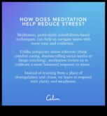 Calm Center Ένας οδηγός διαλογισμού για ανακούφιση από το στρες