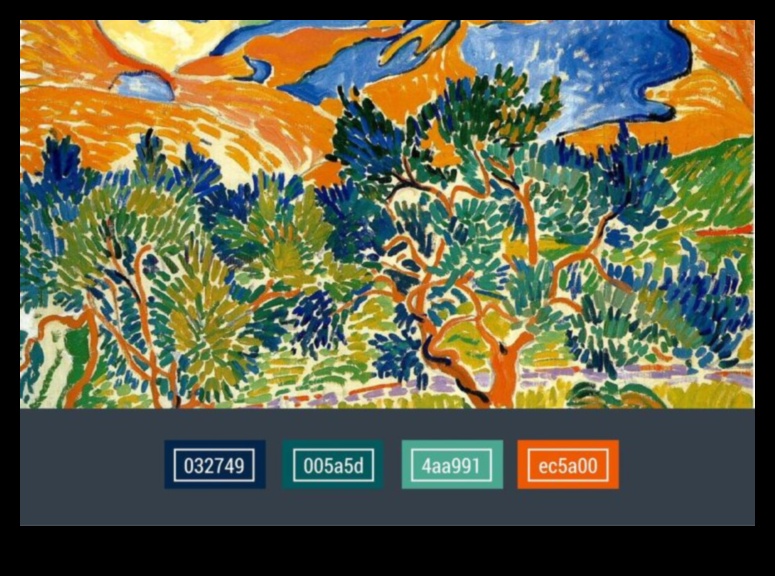 Η Φωβιστική Παλέτα Ένα Τολμηρό Πείραμα στη Μοντερνιστική Τέχνη 1 Η Φωβιστική Παλέτα: Ζωντανά Χρώματα στην Ταπισερί του Μοντερνισμού